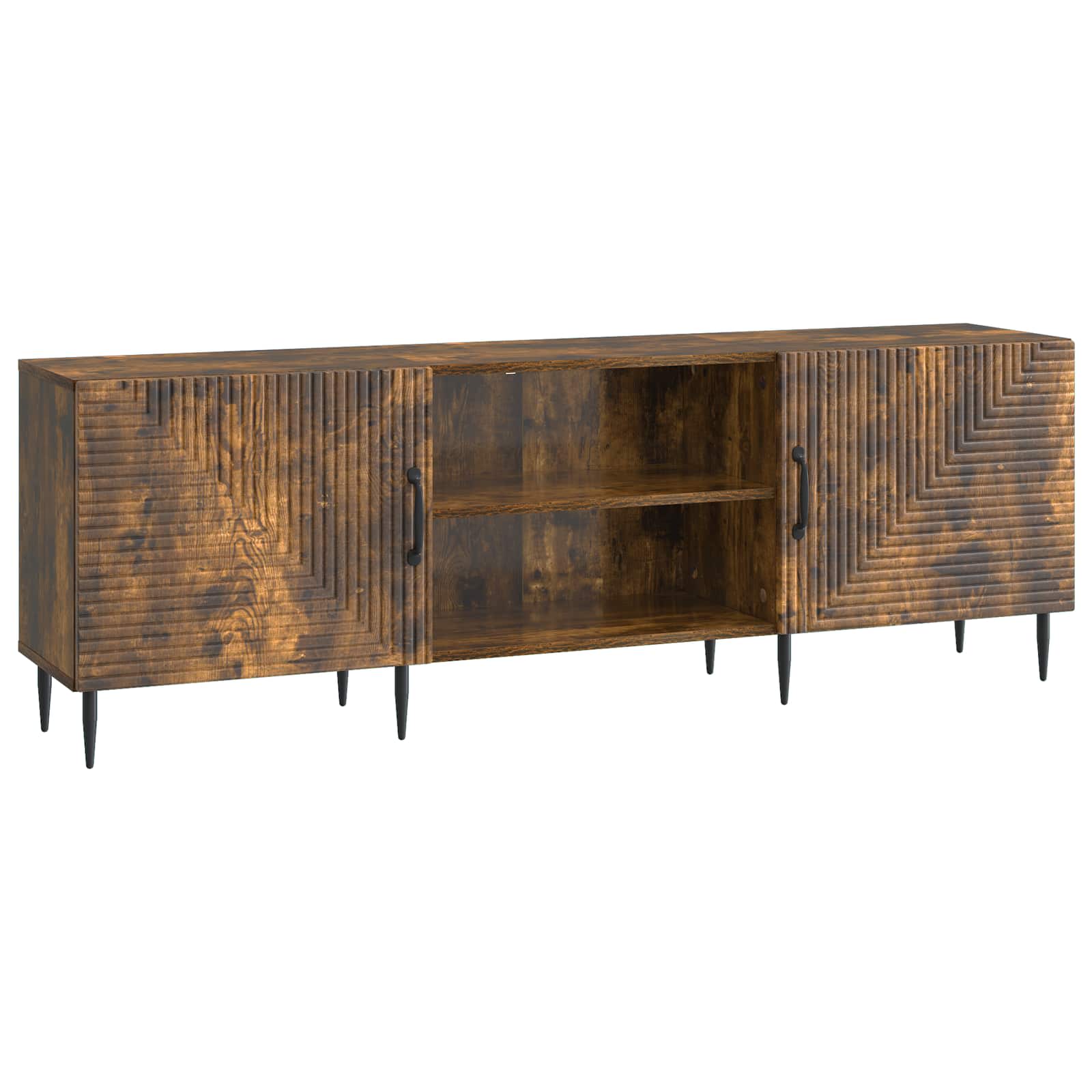 vidaXL TV-kast Wit 150 x 31 x 50 cm Bewerkt hout
