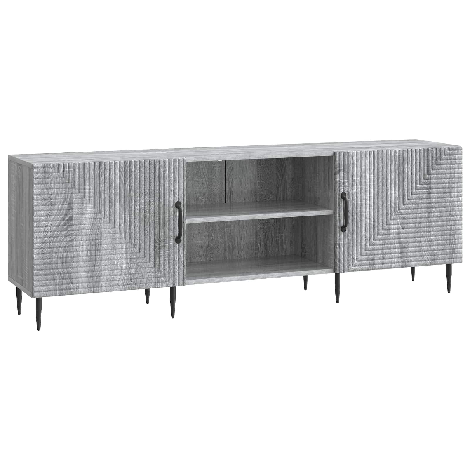 vidaXL TV-kast Wit 150 x 31 x 50 cm Bewerkt hout