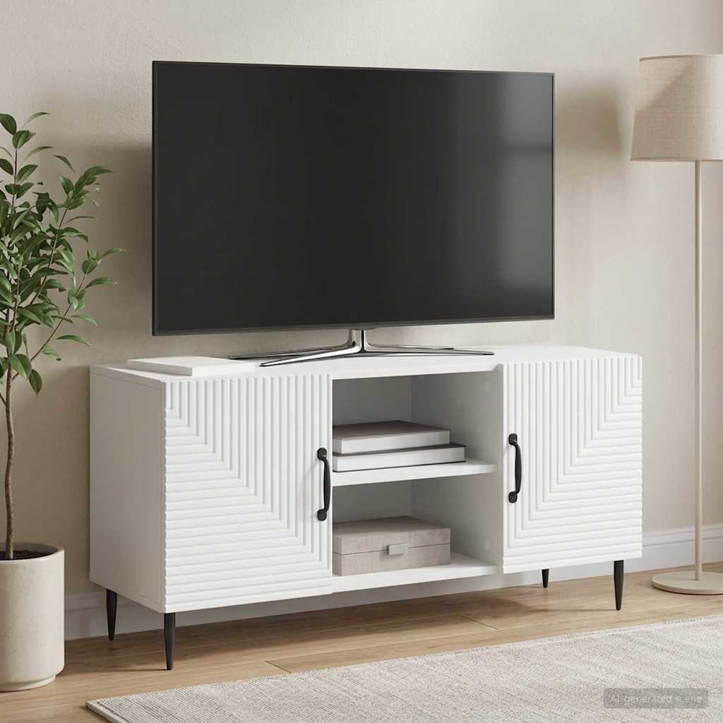 vidaXL TV-kast Zwart 102 x 34,5 x 50 cm Bewerkt hout