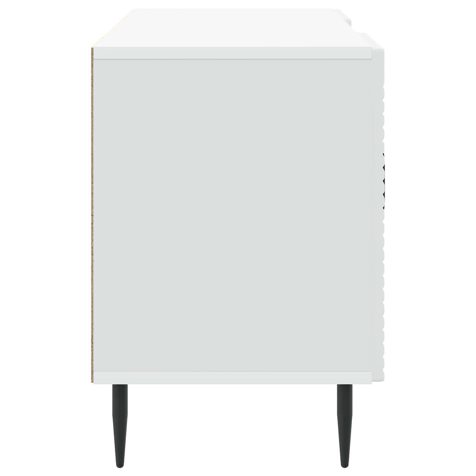 vidaXL TV-kast Zwart 102 x 34,5 x 50 cm Bewerkt hout