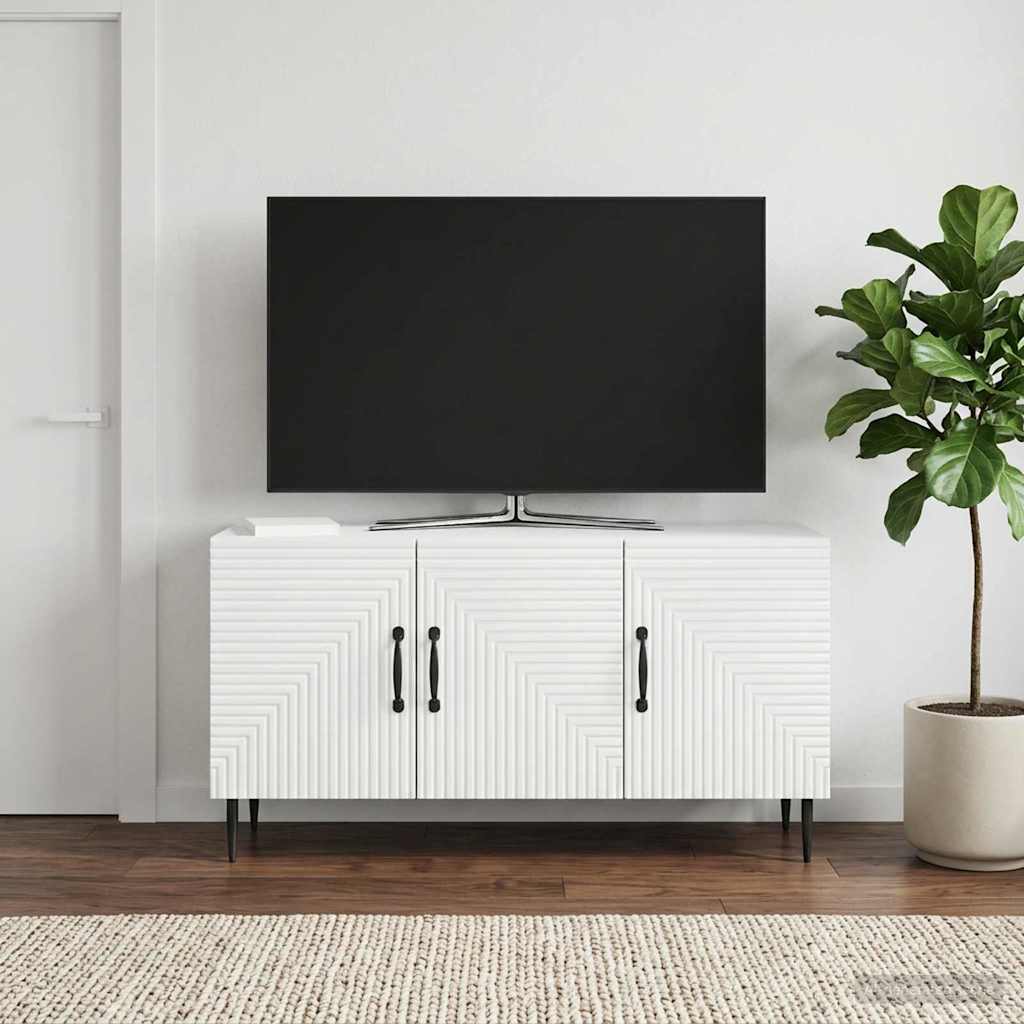 vidaXL TV-kast Zwart 99 x 34,5 x 50 cm Bewerkt hout