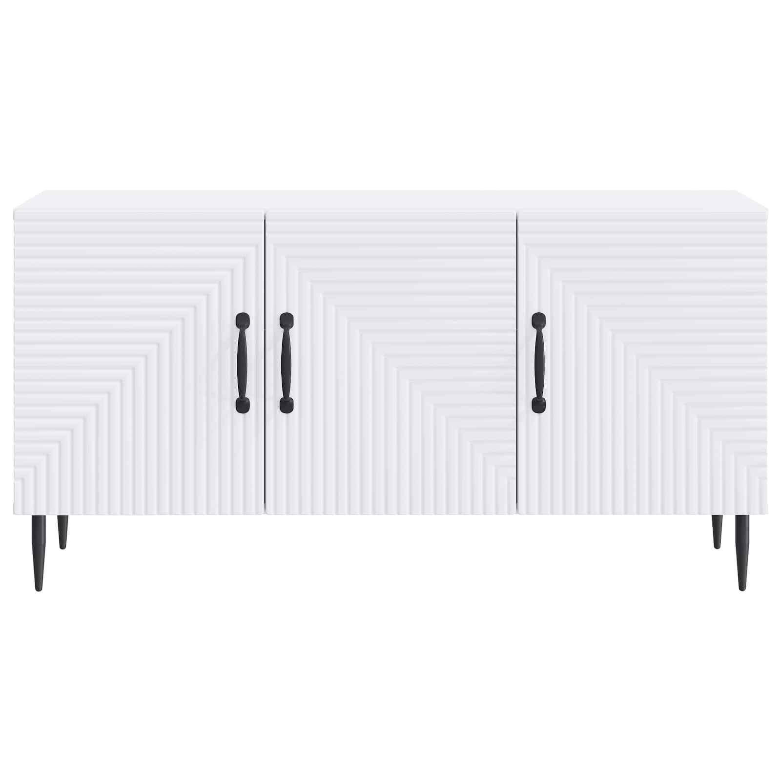 vidaXL TV-kast Zwart 99 x 34,5 x 50 cm Bewerkt hout