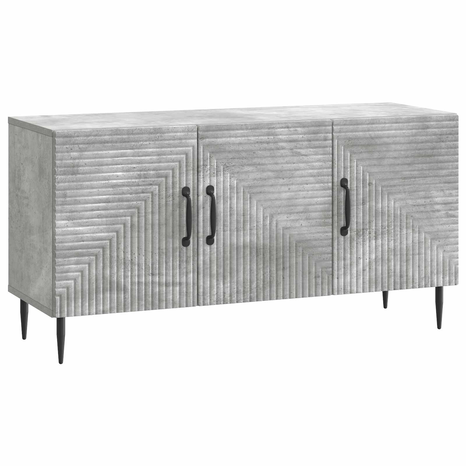vidaXL TV-kast Zwart 99 x 34,5 x 50 cm Bewerkt hout