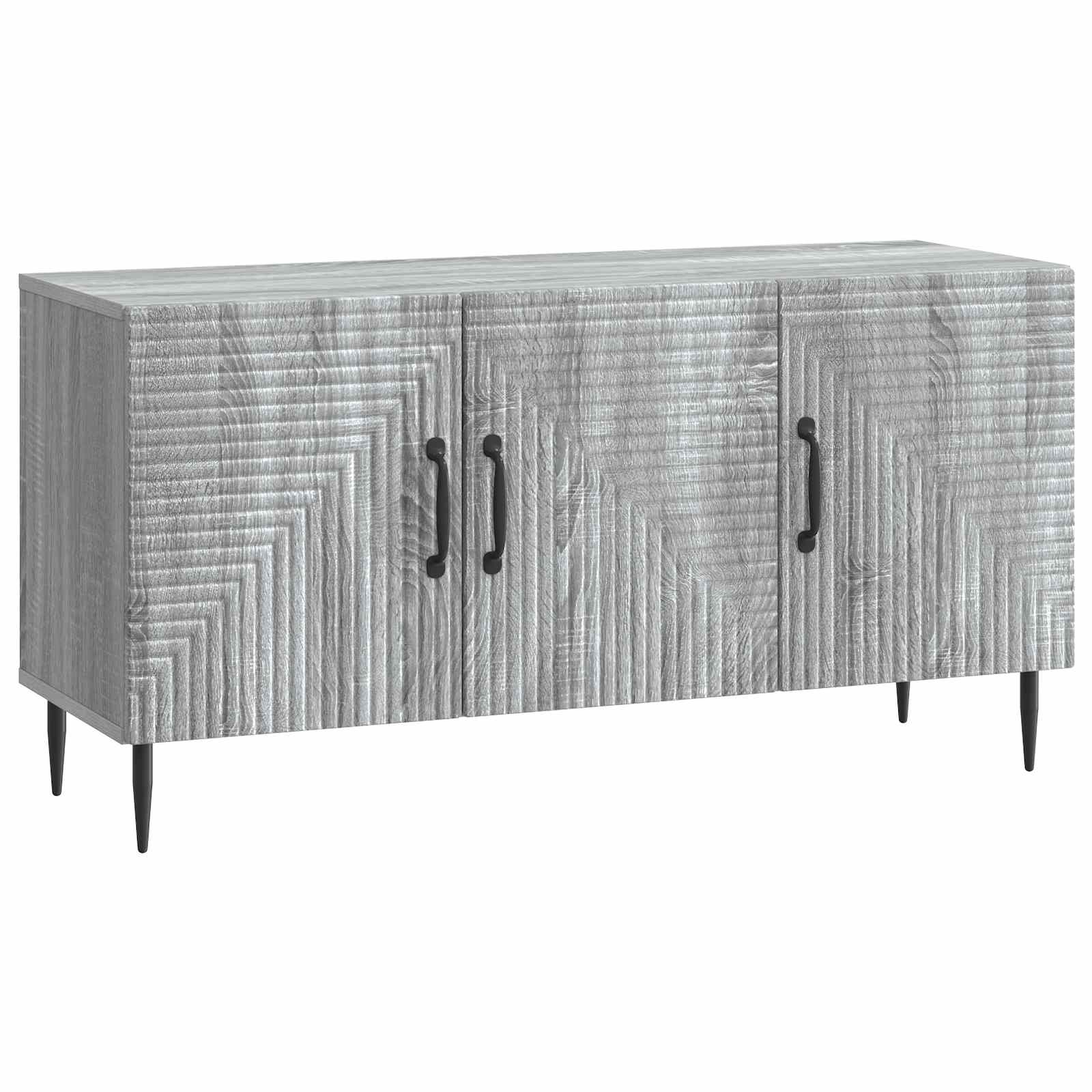 vidaXL TV-kast Zwart 99 x 34,5 x 50 cm Bewerkt hout