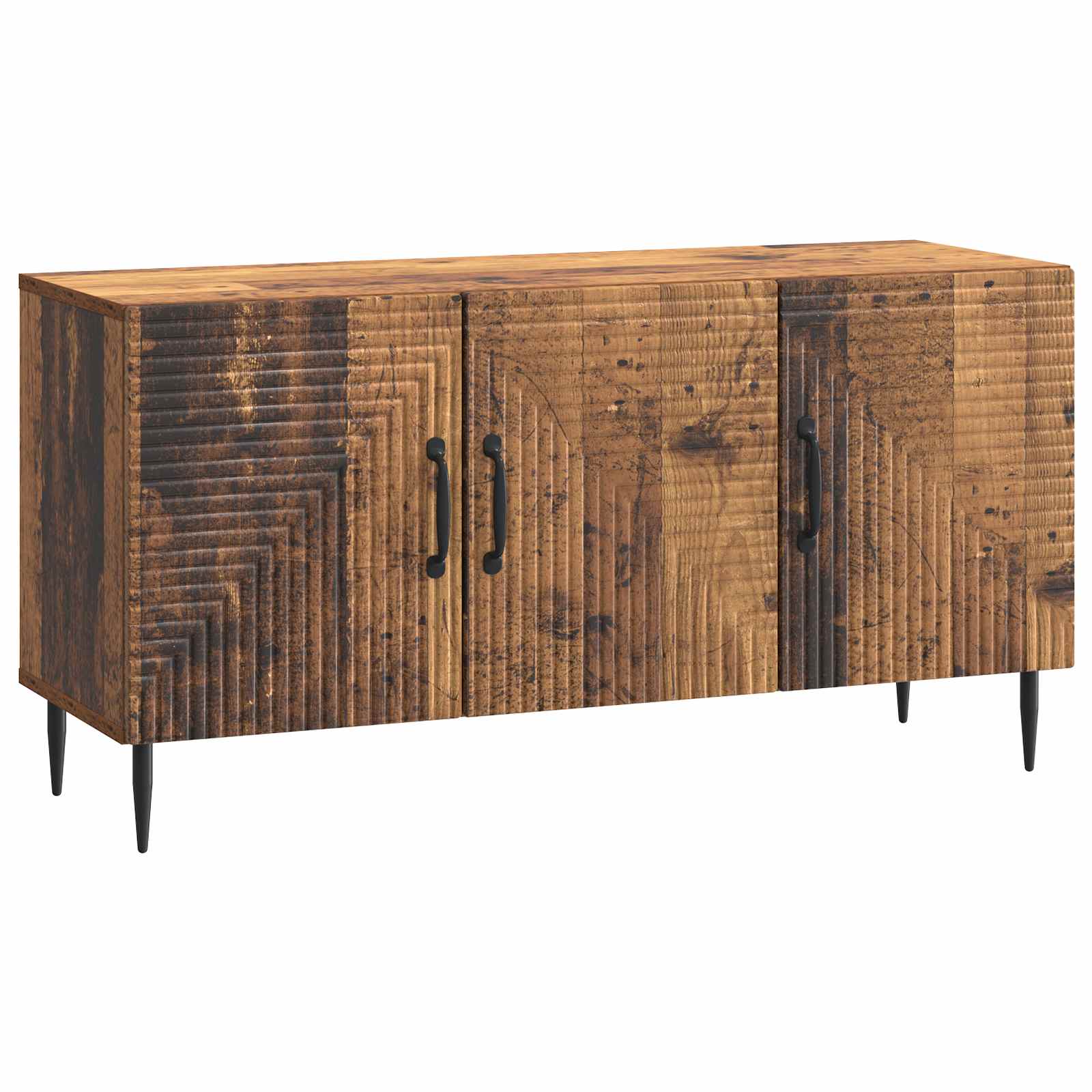 vidaXL TV-kast Zwart 99 x 34,5 x 50 cm Bewerkt hout
