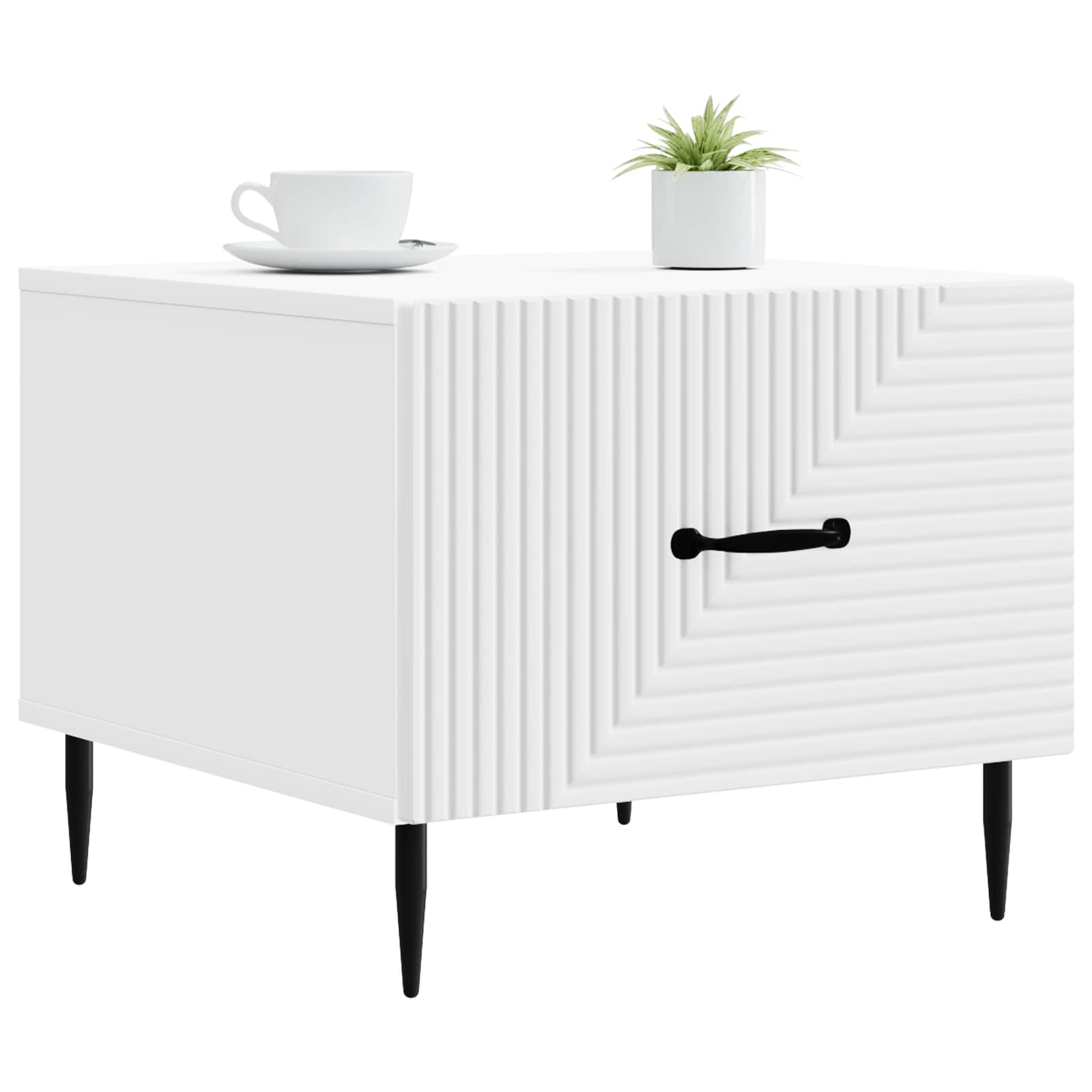 vidaXL Salontafel met lade Sonoma Eiken 49 x 50 x 40 cm Bewerkt hout
