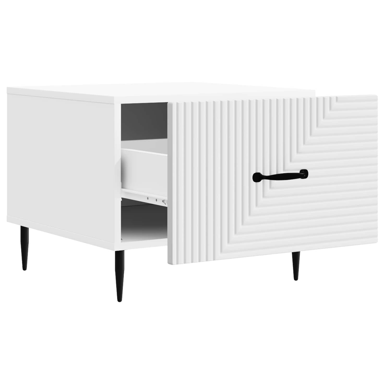 vidaXL Salontafel met lade Sonoma Eiken 49 x 50 x 40 cm Bewerkt hout