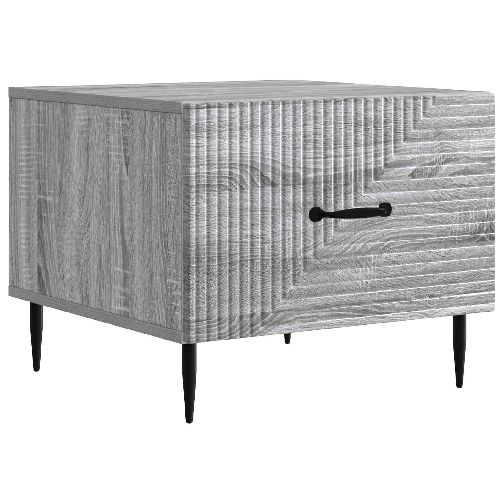 vidaXL Salontafel met lade Sonoma Eiken 49 x 50 x 40 cm Bewerkt hout