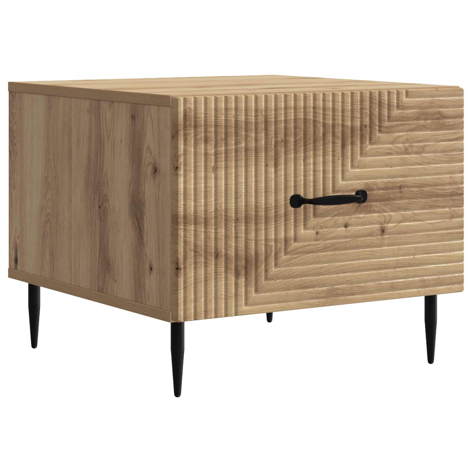 vidaXL Salontafel met lade Sonoma Eiken 49 x 50 x 40 cm Bewerkt hout