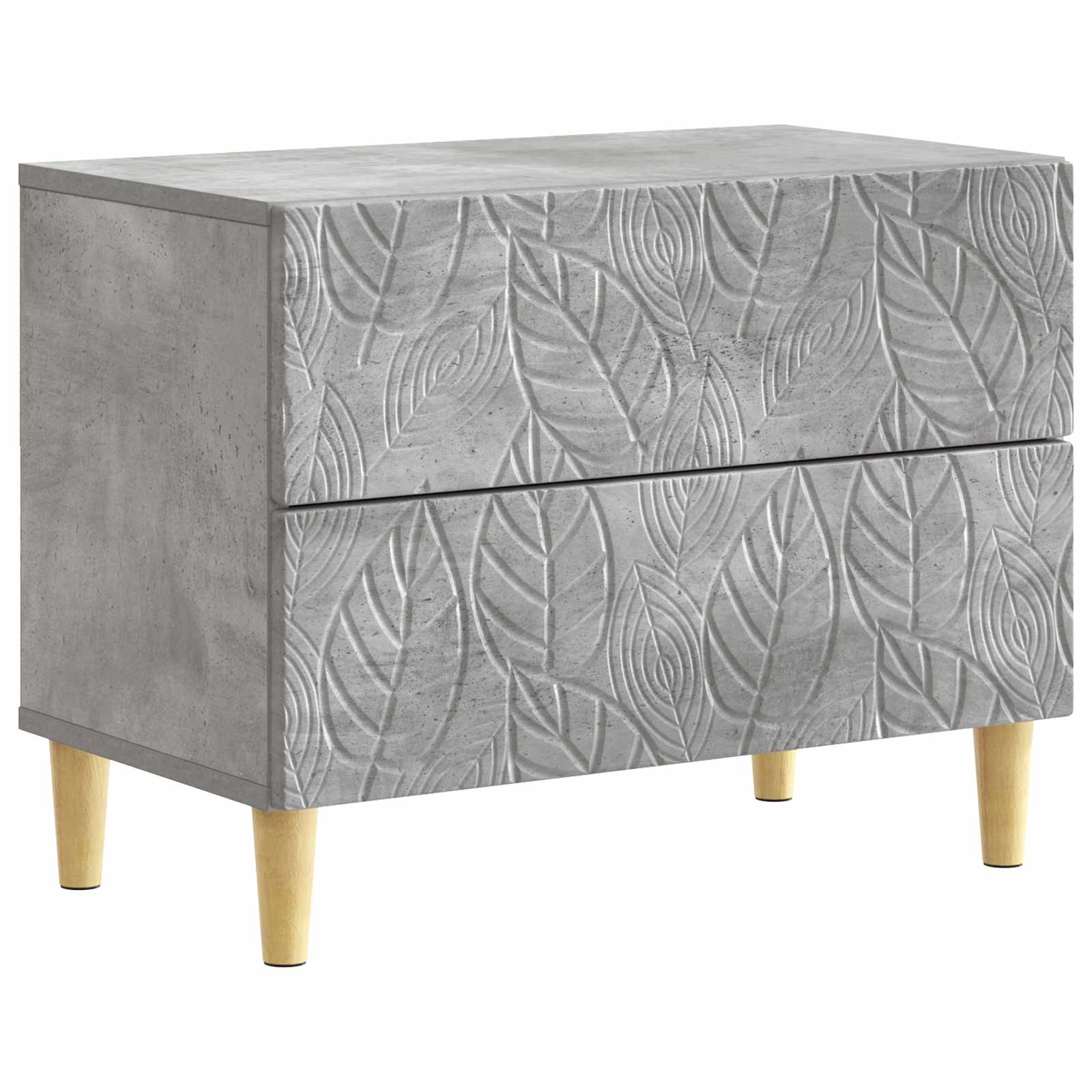 vidaXL Nachtkastje Wit 62 x 34,5 x 48 cm Bewerkt hout