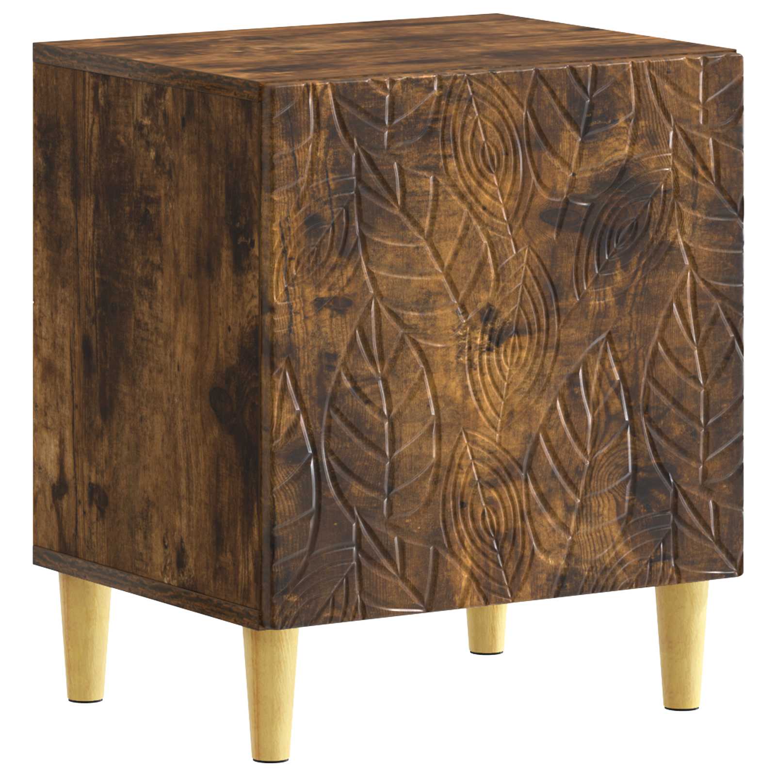 vidaXL Nachtkastje Wit 43 x 34,5 x 50 cm Bewerkt hout