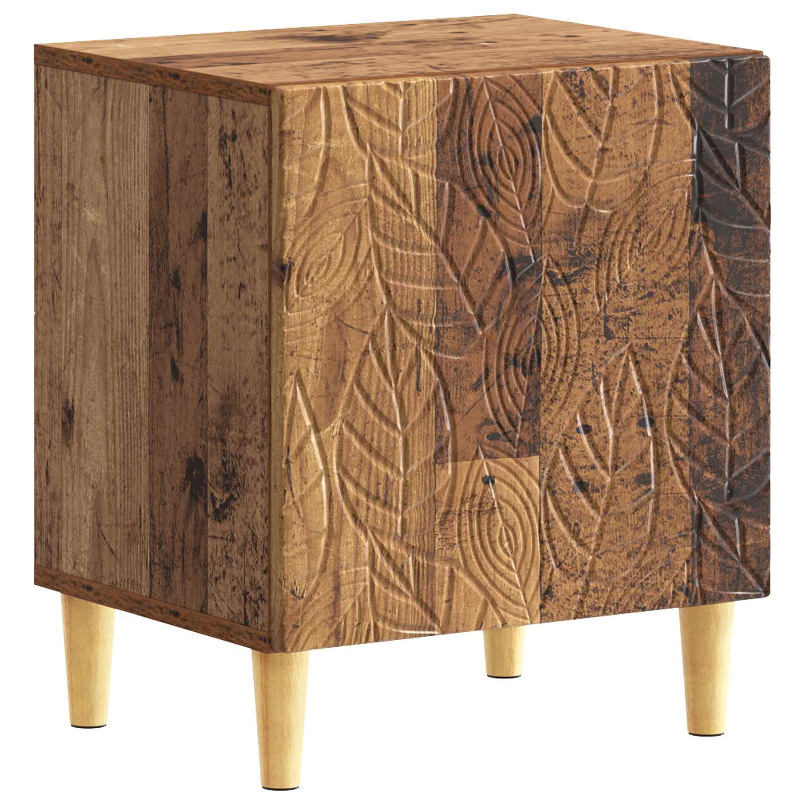 vidaXL Nachtkastje Wit 43 x 34,5 x 50 cm Bewerkt hout