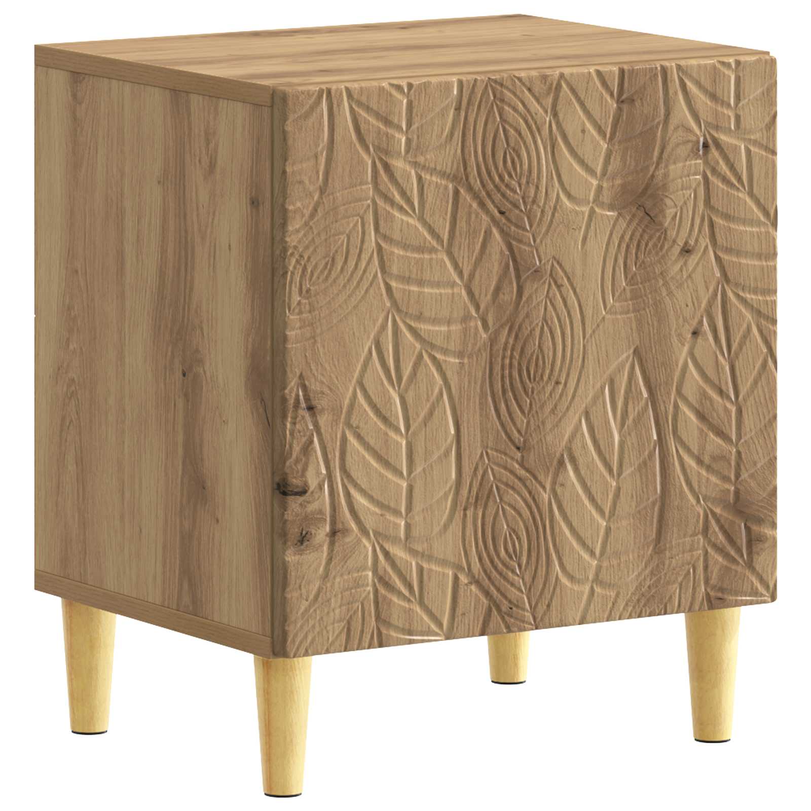 vidaXL Nachtkastje Wit 43 x 34,5 x 50 cm Bewerkt hout