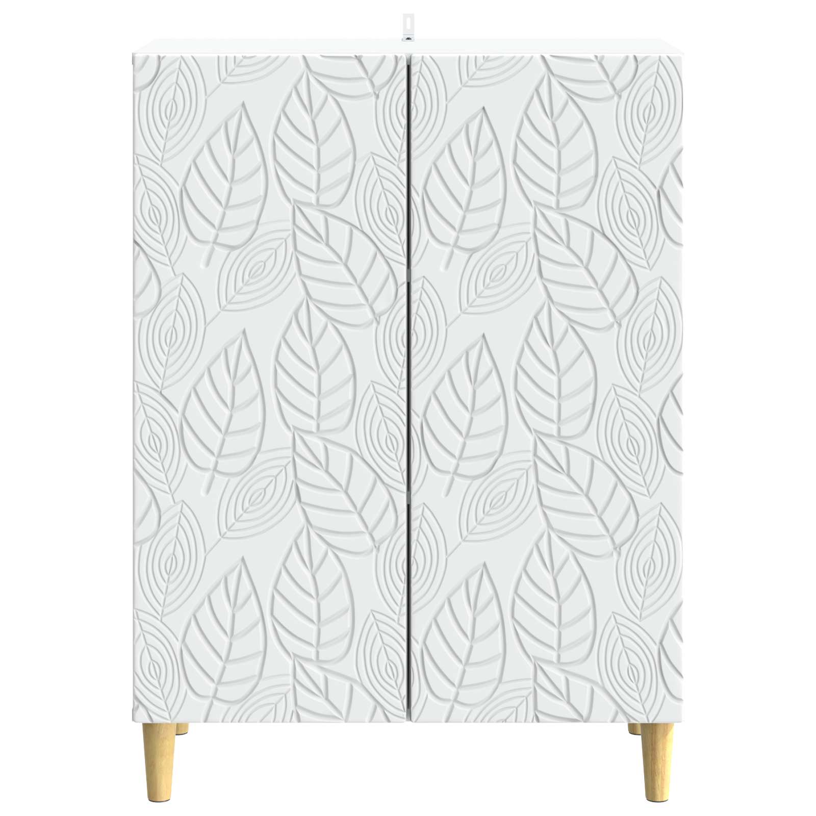vidaXL Dressoir Wit 66 x 34,5 x 90 cm Bewerkt hout