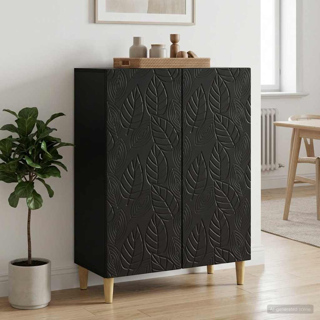 vidaXL Dressoir Wit 66 x 34,5 x 90 cm Bewerkt hout