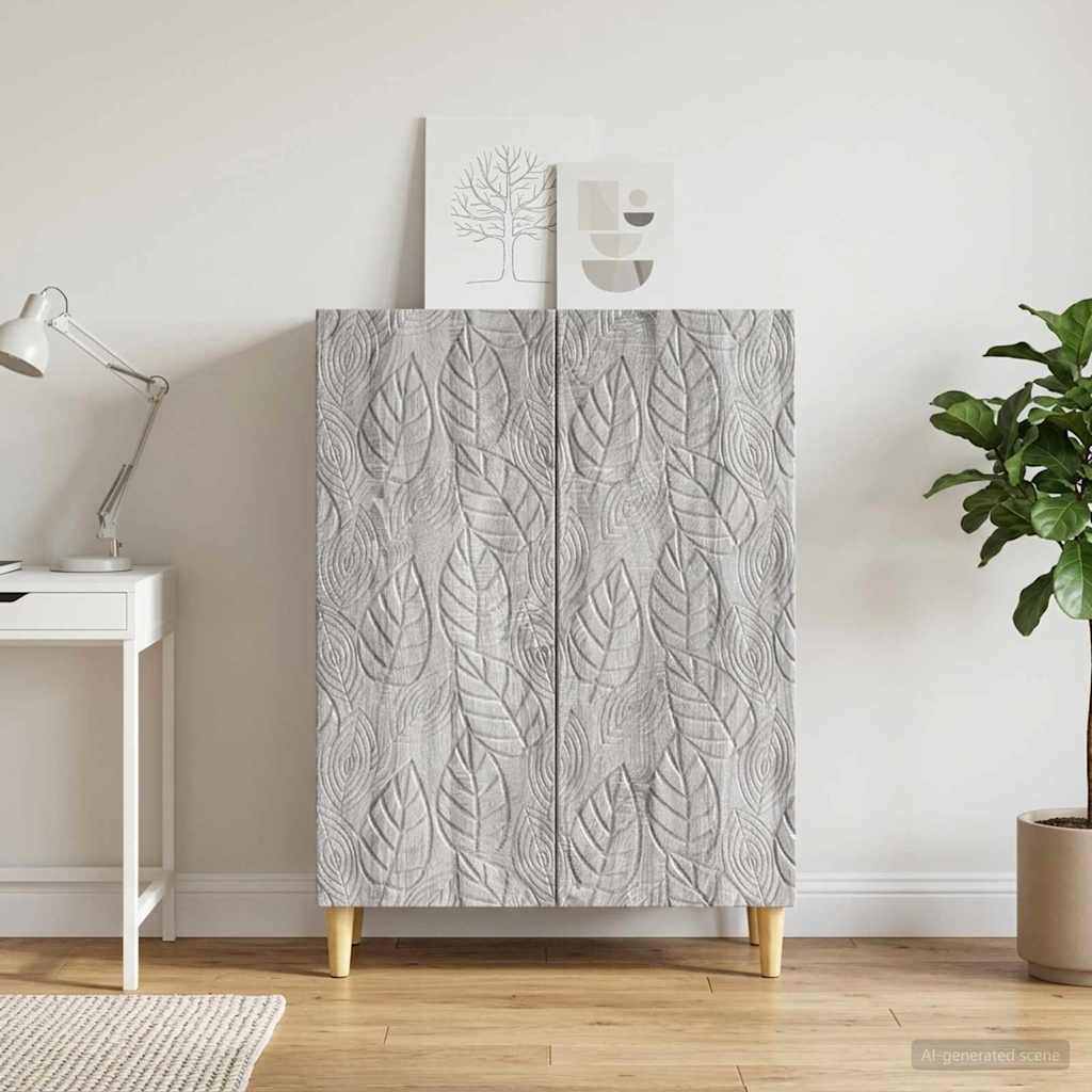 vidaXL Dressoir Wit 66 x 34,5 x 90 cm Bewerkt hout