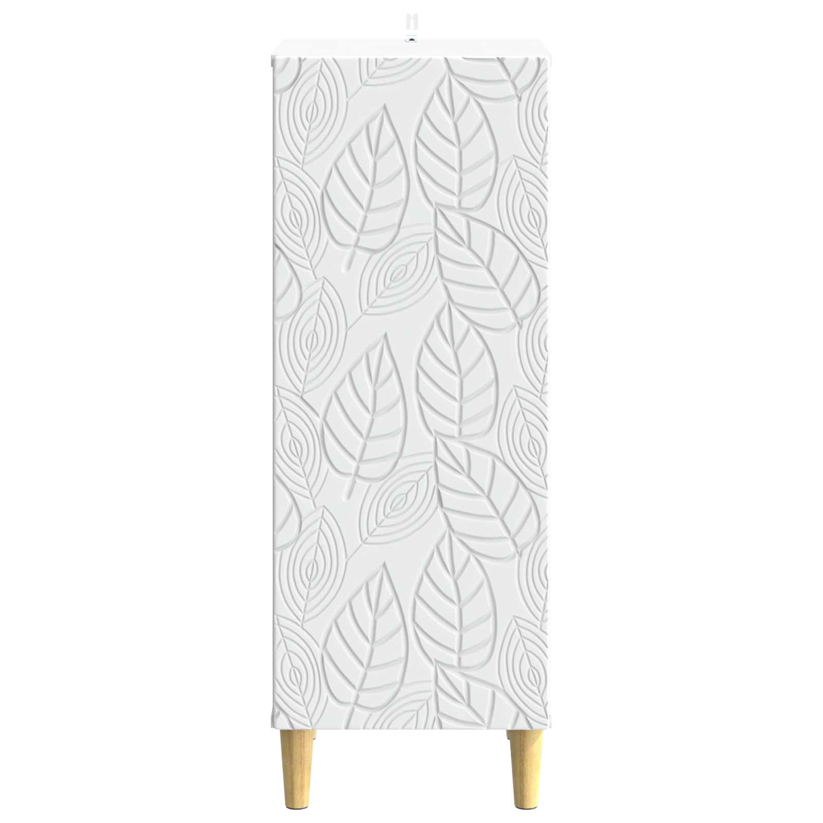 vidaXL Dressoir Wit 33 x 34,5 x 90 cm Bewerkt hout