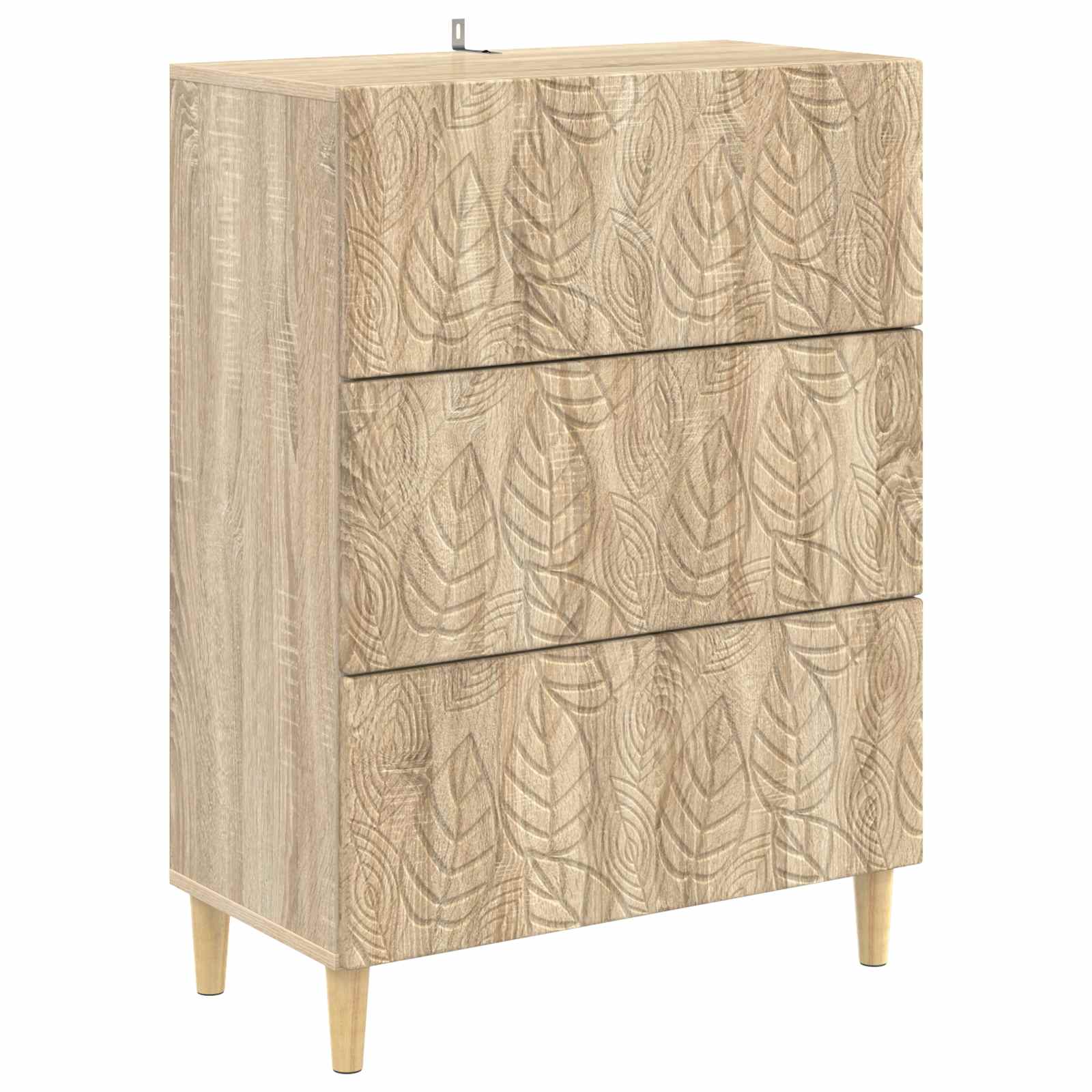 vidaXL Ladenkast Wit 66 x 34,5 x 90 cm Bewerkt hout