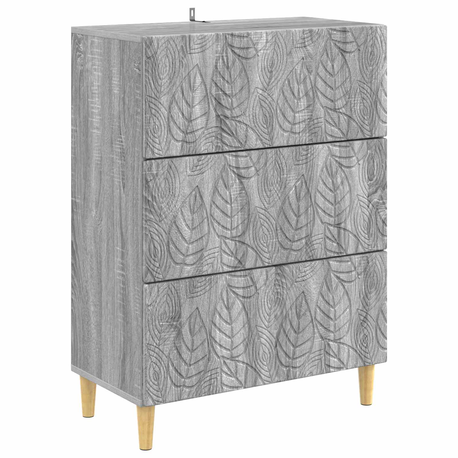 vidaXL Ladenkast Wit 66 x 34,5 x 90 cm Bewerkt hout