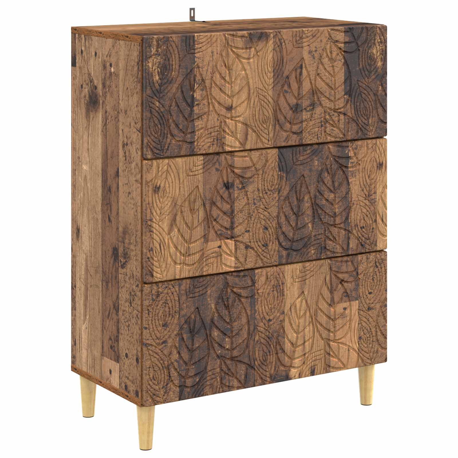 vidaXL Ladenkast Wit 66 x 34,5 x 90 cm Bewerkt hout