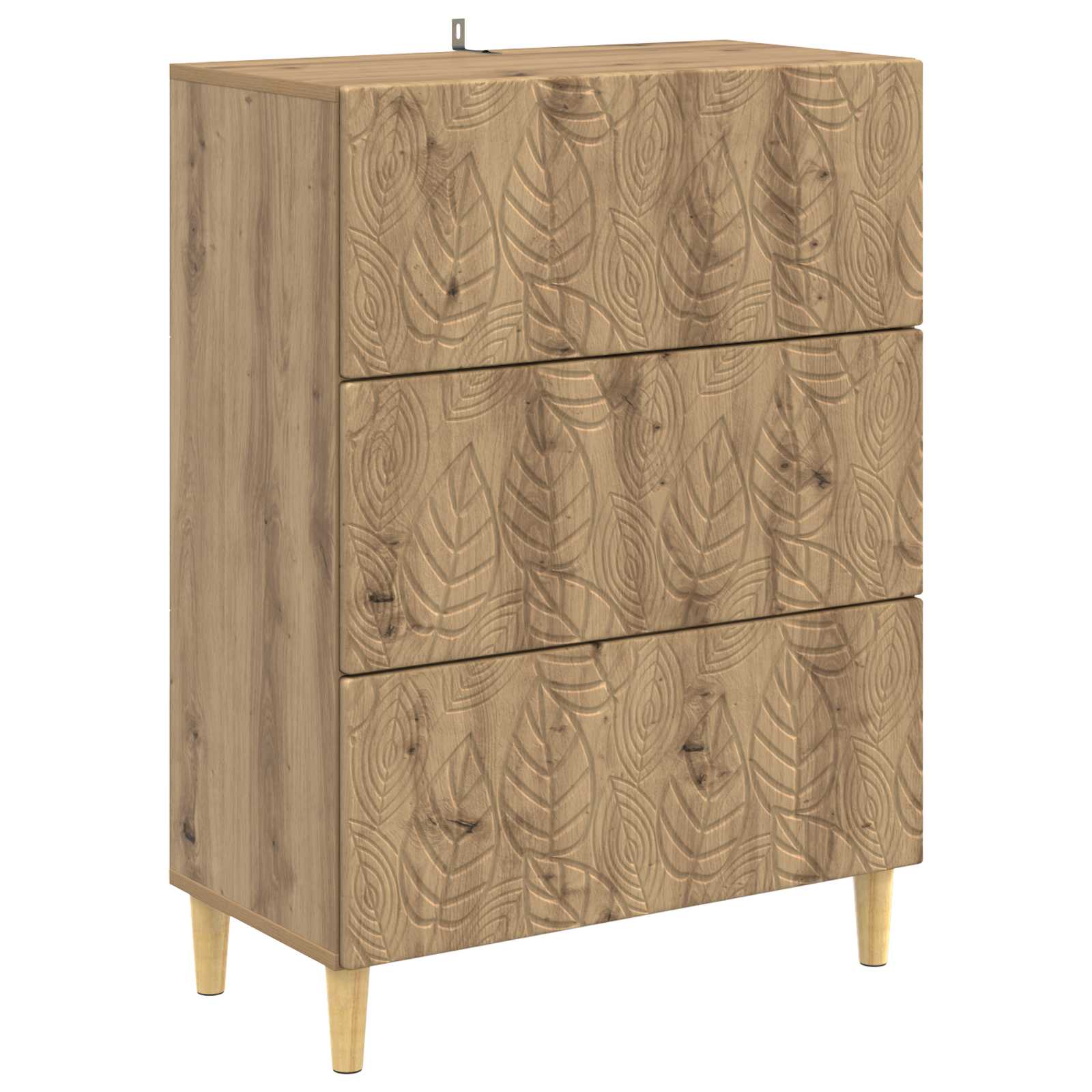vidaXL Ladenkast Wit 66 x 34,5 x 90 cm Bewerkt hout