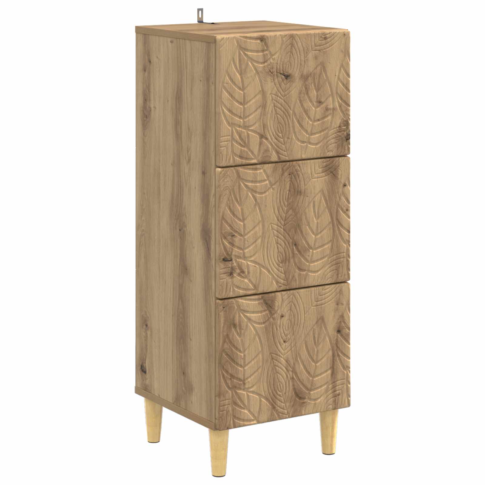 vidaXL Ladenkast Wit 33 x 34,5 x 90 cm Bewerkt hout