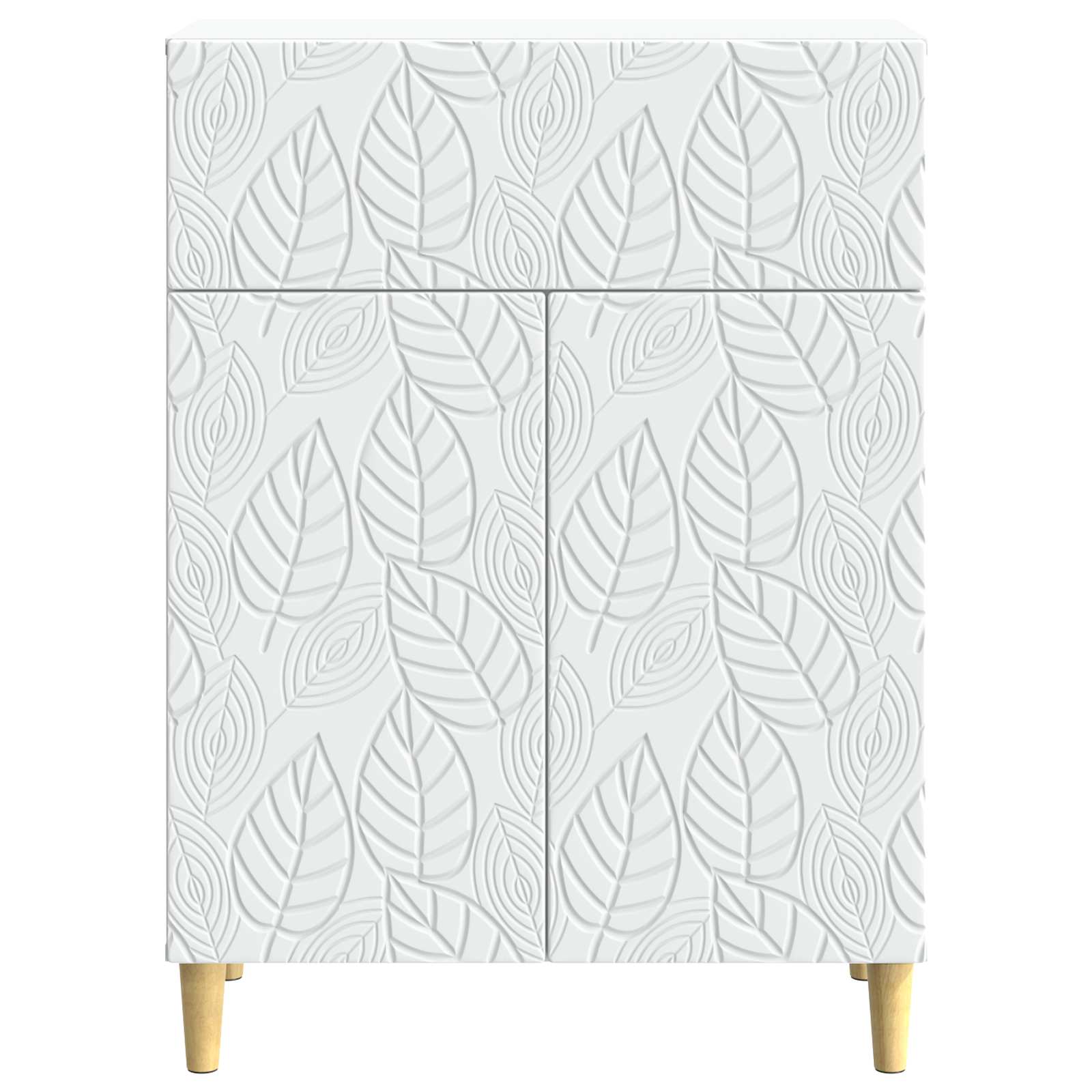 vidaXL Dressoir Wit 66 x 34,5 x 90 cm Bewerkt hout