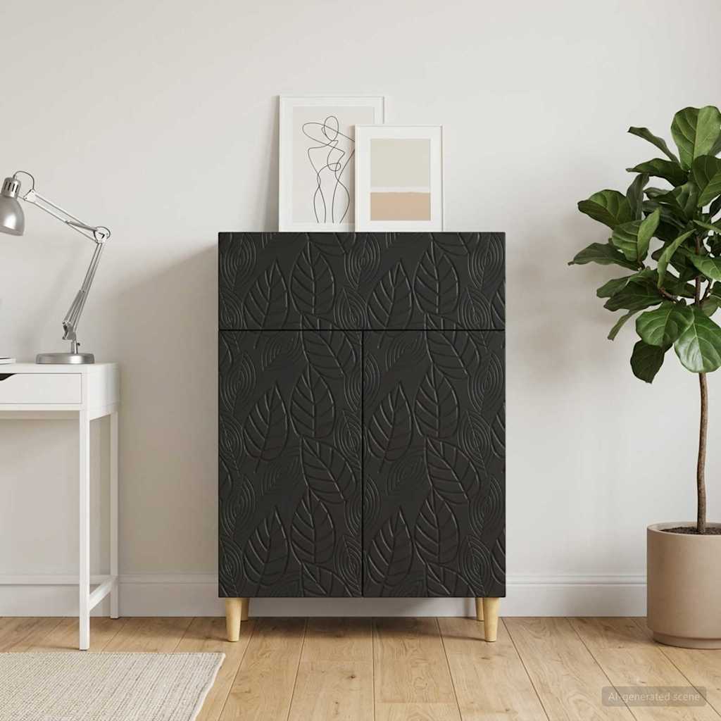 vidaXL Dressoir Wit 66 x 34,5 x 90 cm Bewerkt hout