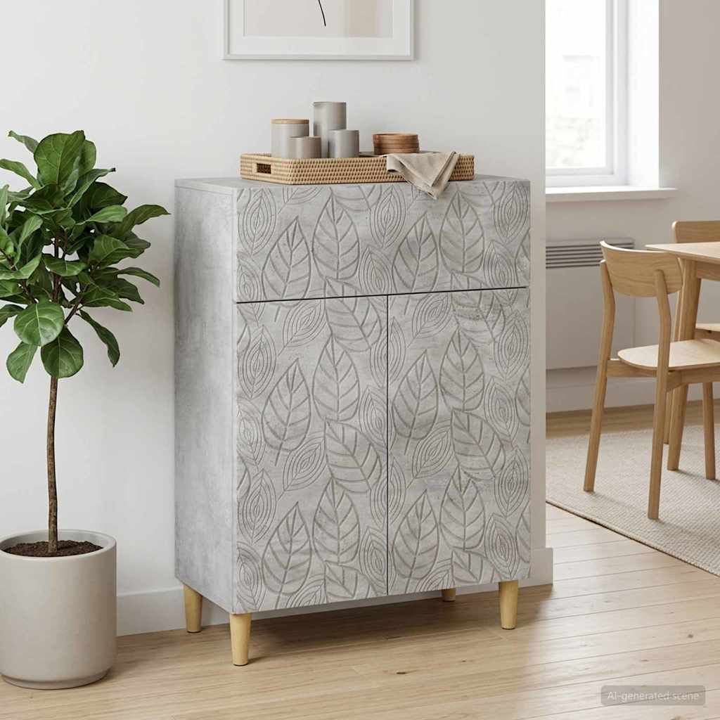 vidaXL Dressoir Wit 66 x 34,5 x 90 cm Bewerkt hout