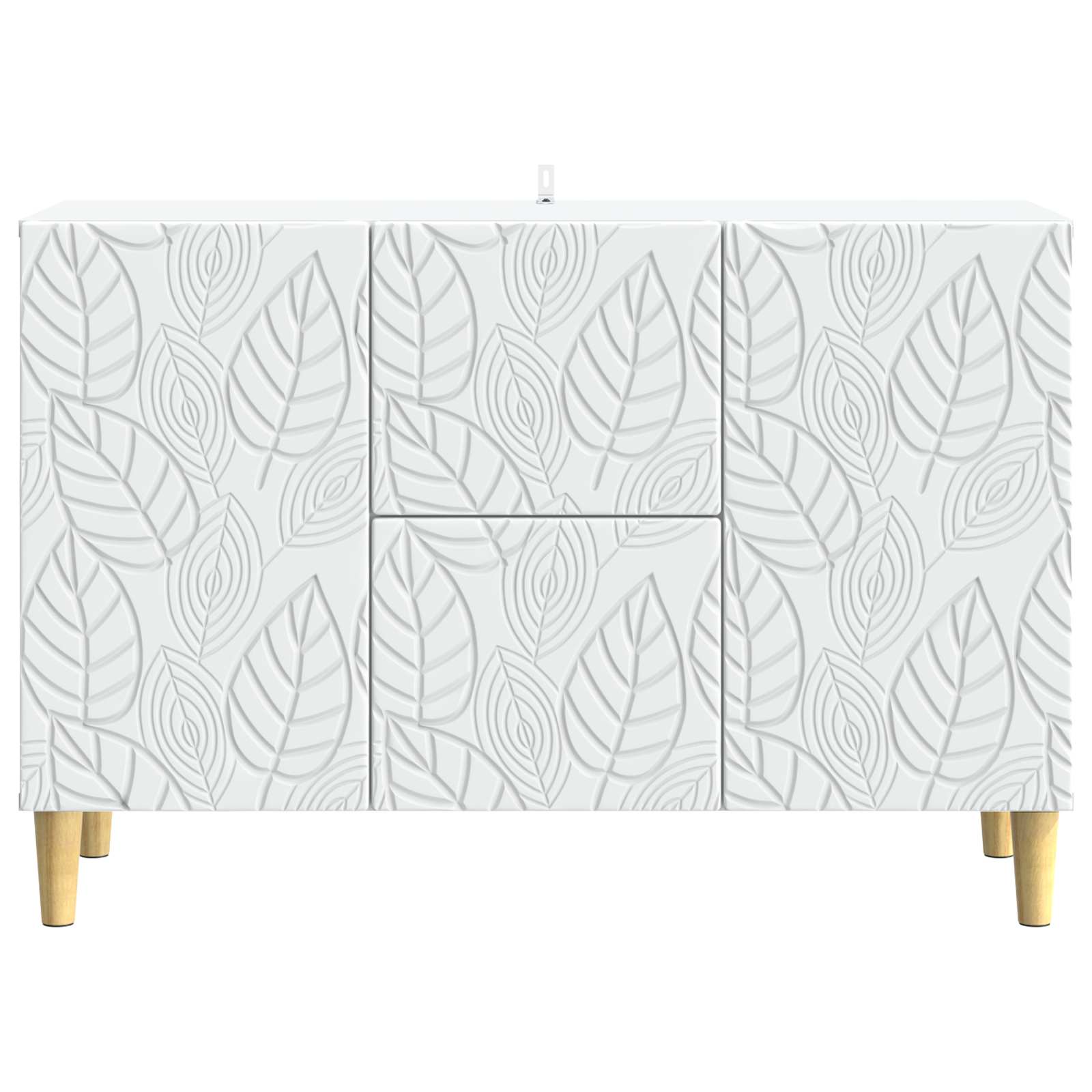 vidaXL Dressoir Wit 89 x 34,5 x 60 cm Bewerkt hout