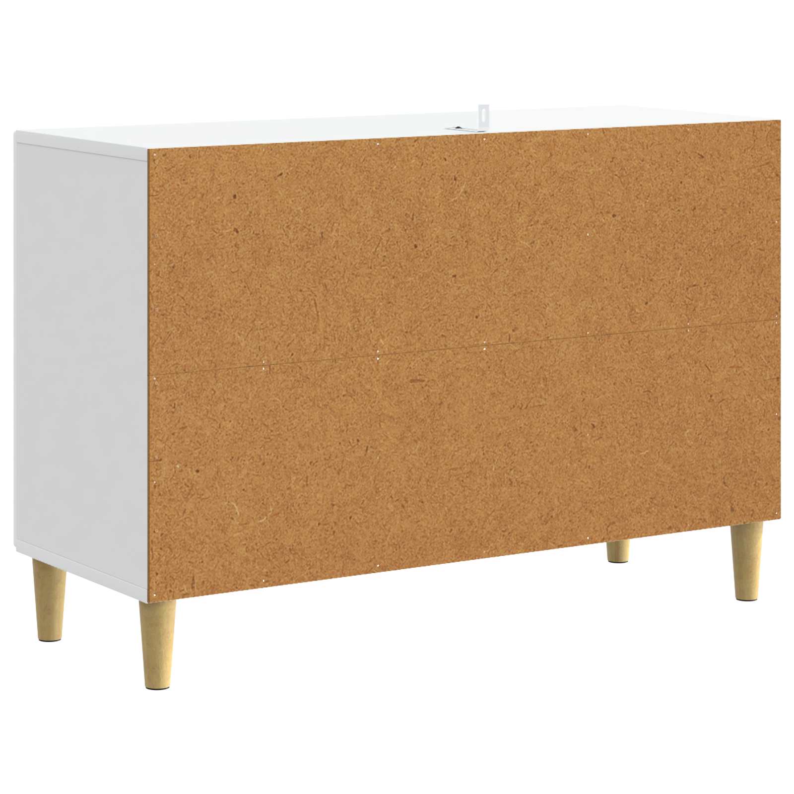 vidaXL Dressoir Wit 89 x 34,5 x 60 cm Bewerkt hout