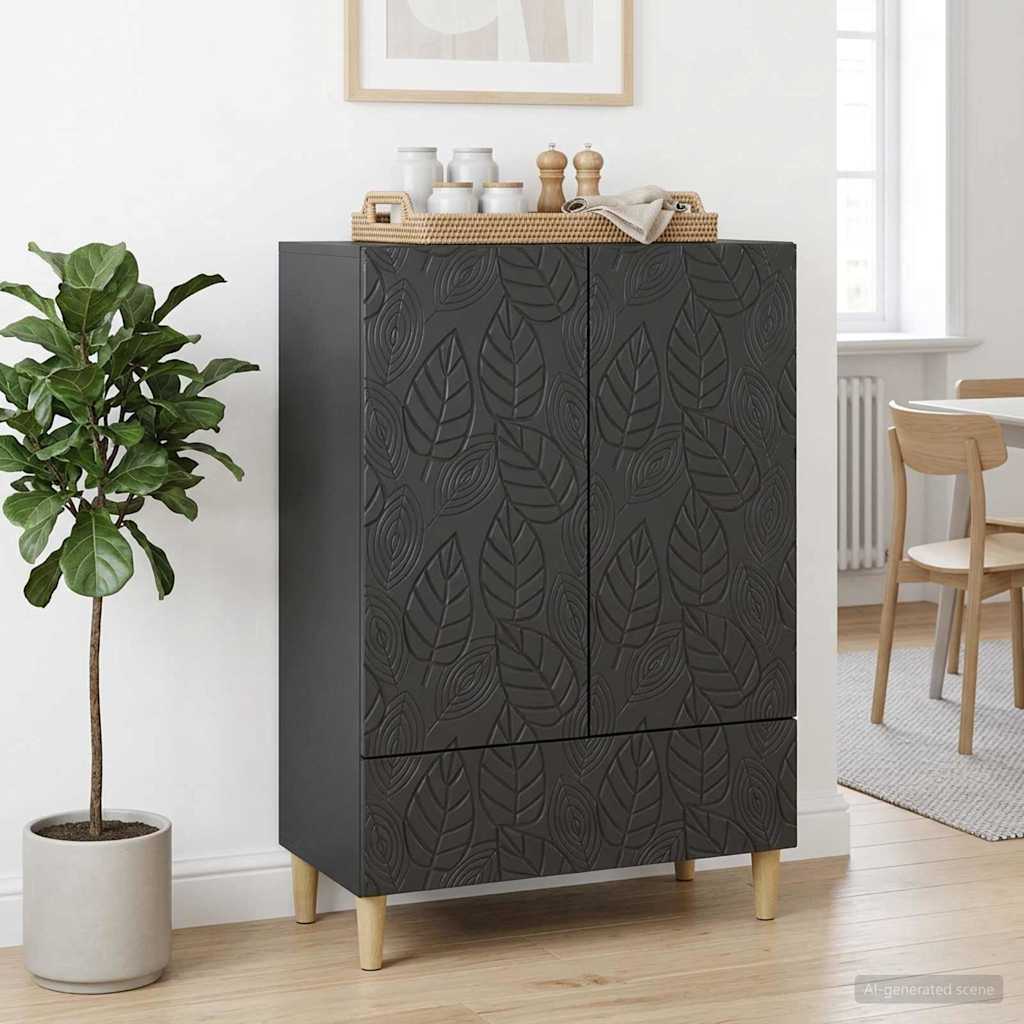 vidaXL Dressoir Wit 66 x 34,5 x 95 cm Bewerkt hout