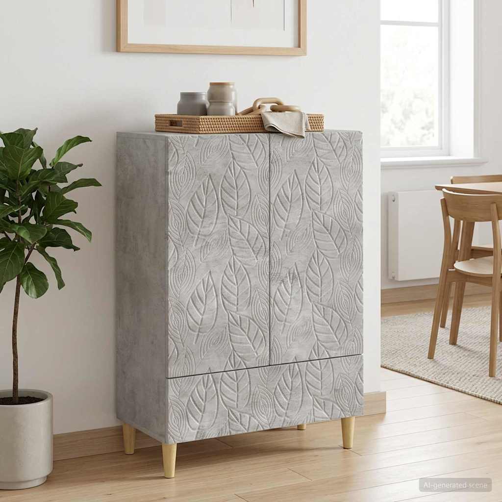 vidaXL Dressoir Wit 66 x 34,5 x 95 cm Bewerkt hout