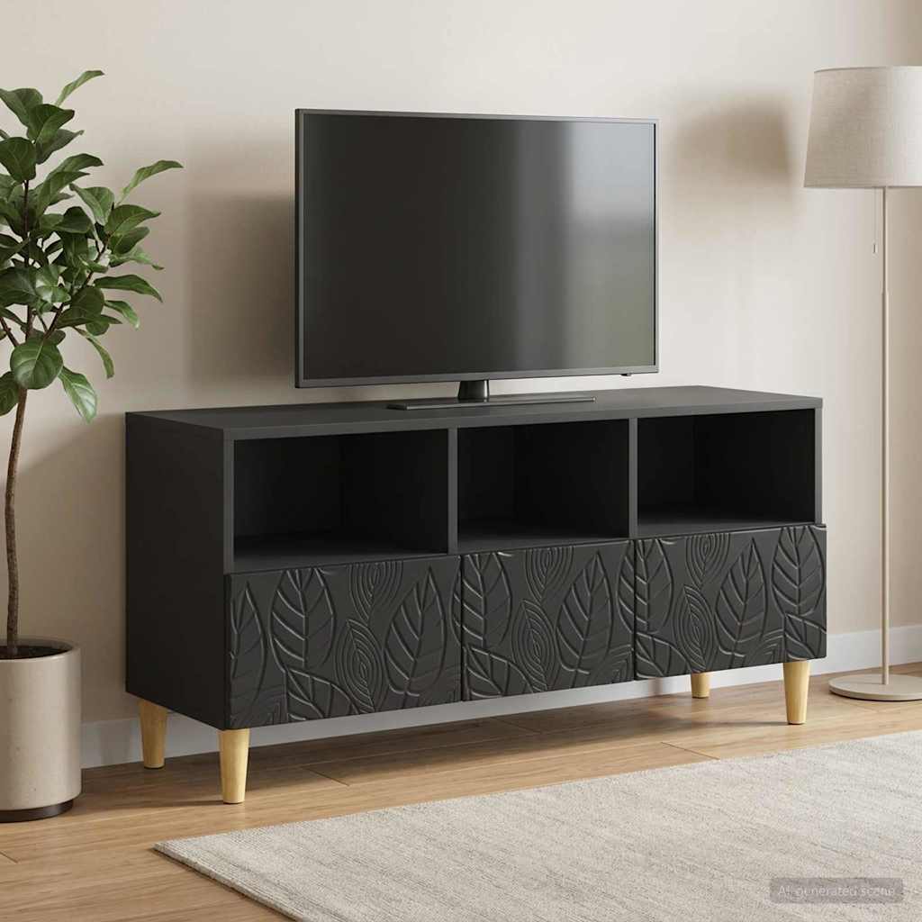 vidaXL TV-kast 102 x 34,5 x 50 cm Wit Bewerkt hout