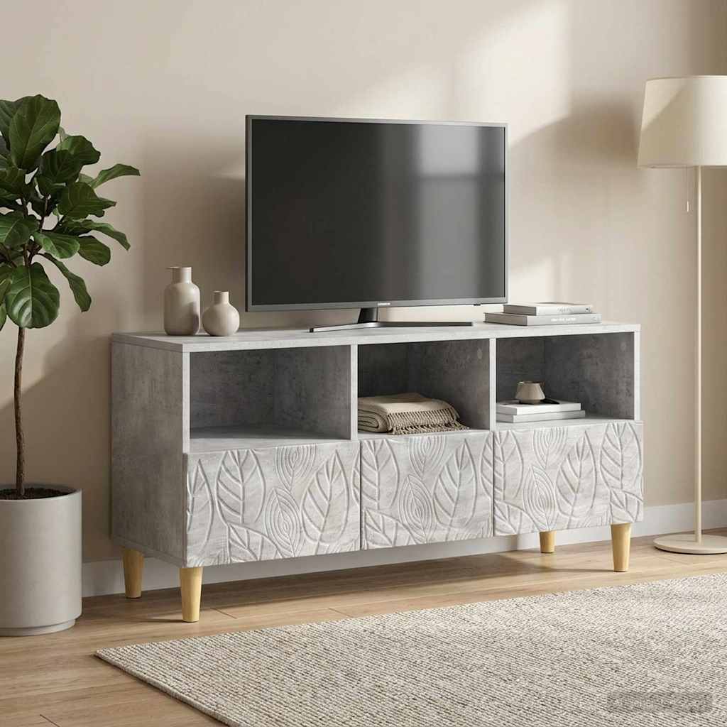 vidaXL TV-kast 102 x 34,5 x 50 cm Wit Bewerkt hout
