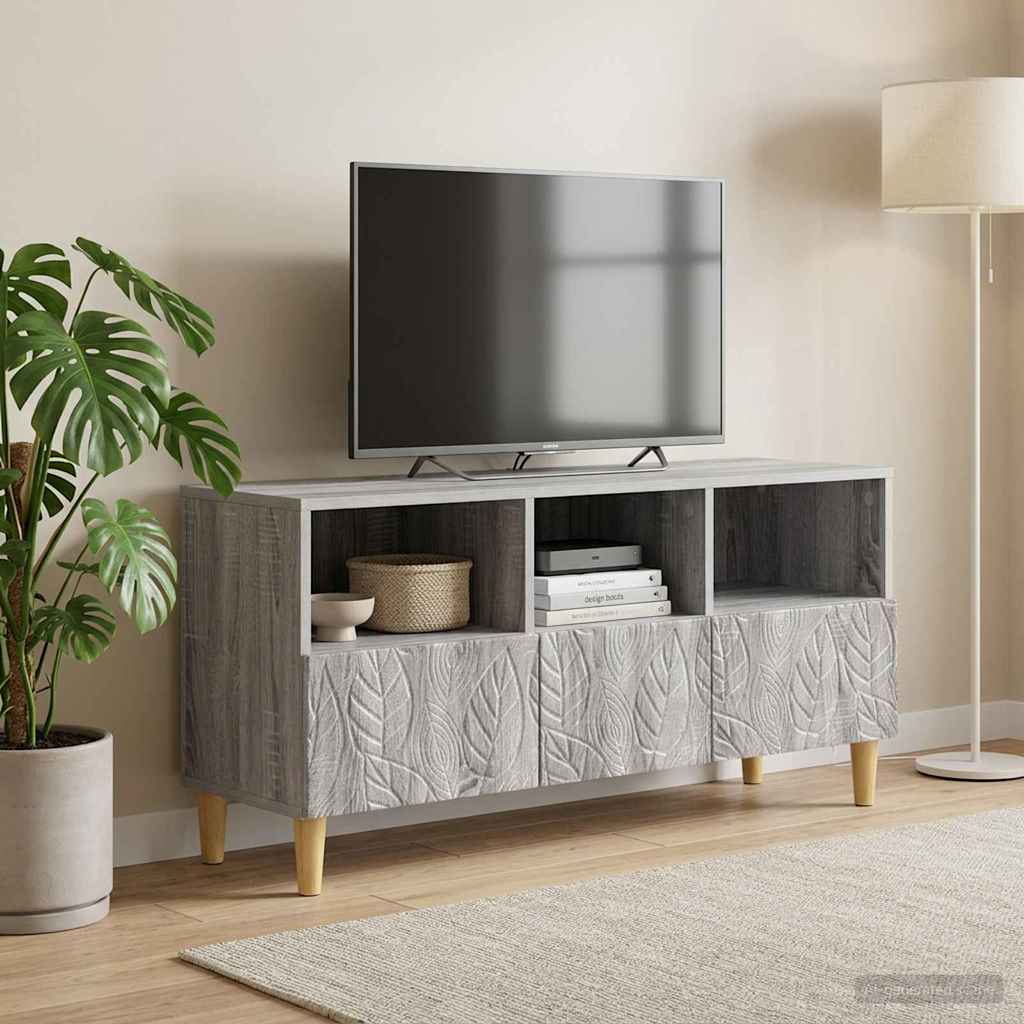 vidaXL TV-kast 102 x 34,5 x 50 cm Wit Bewerkt hout