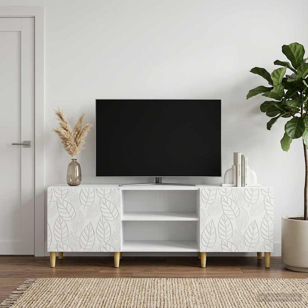 vidaXL TV-kast 150 x 31 x 50 cm Wit Bewerkt hout