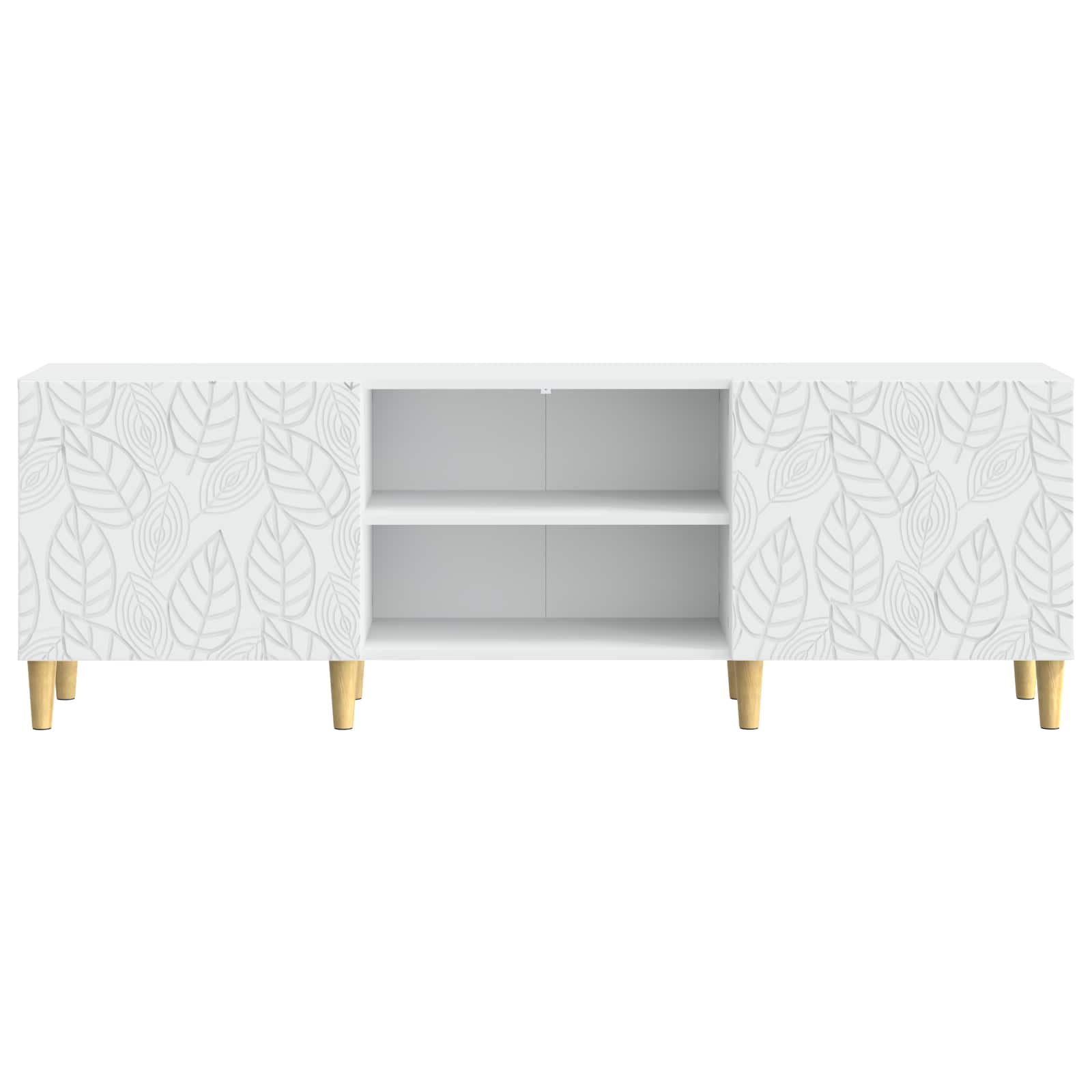 vidaXL TV-kast 150 x 31 x 50 cm Wit Bewerkt hout
