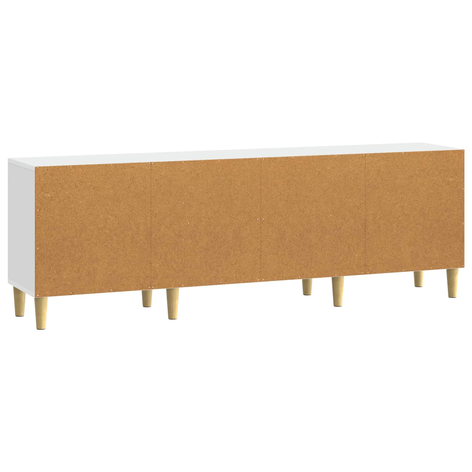vidaXL TV-kast 150 x 31 x 50 cm Wit Bewerkt hout