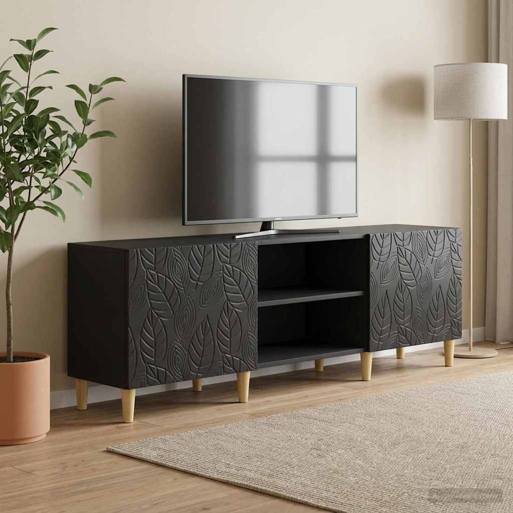 vidaXL TV-kast 150 x 31 x 50 cm Wit Bewerkt hout