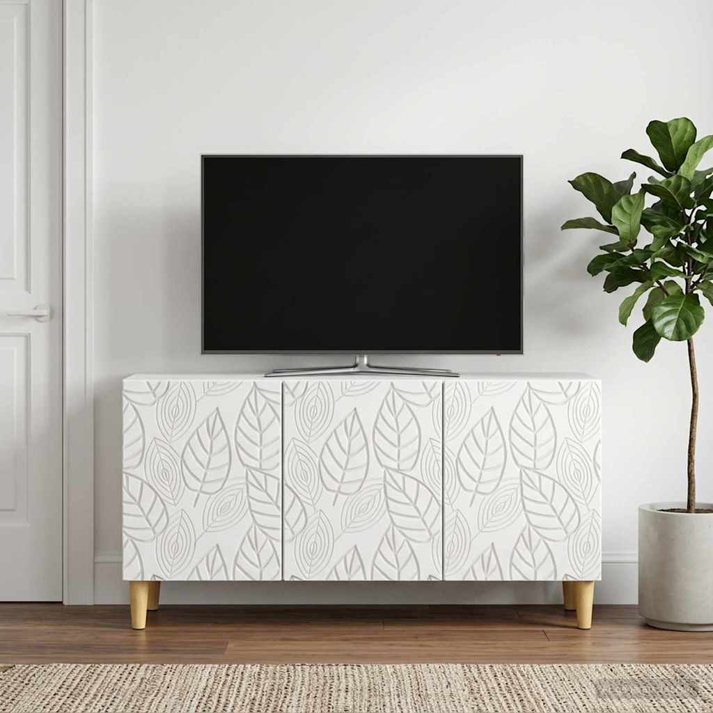 vidaXL TV-kast 99 x 34,5 x 50 cm Wit Bewerkt hout