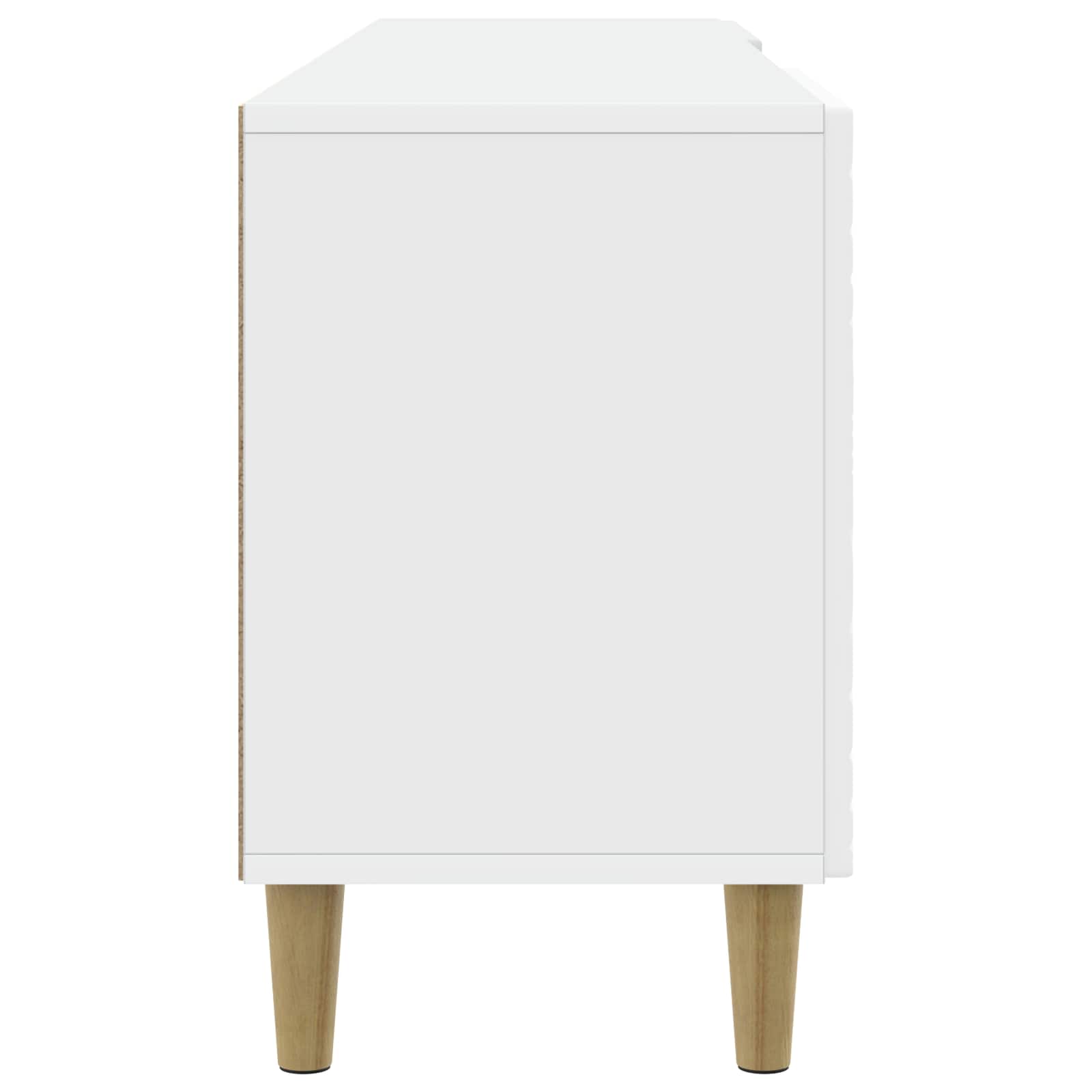 vidaXL TV-kast 99 x 34,5 x 50 cm Wit Bewerkt hout