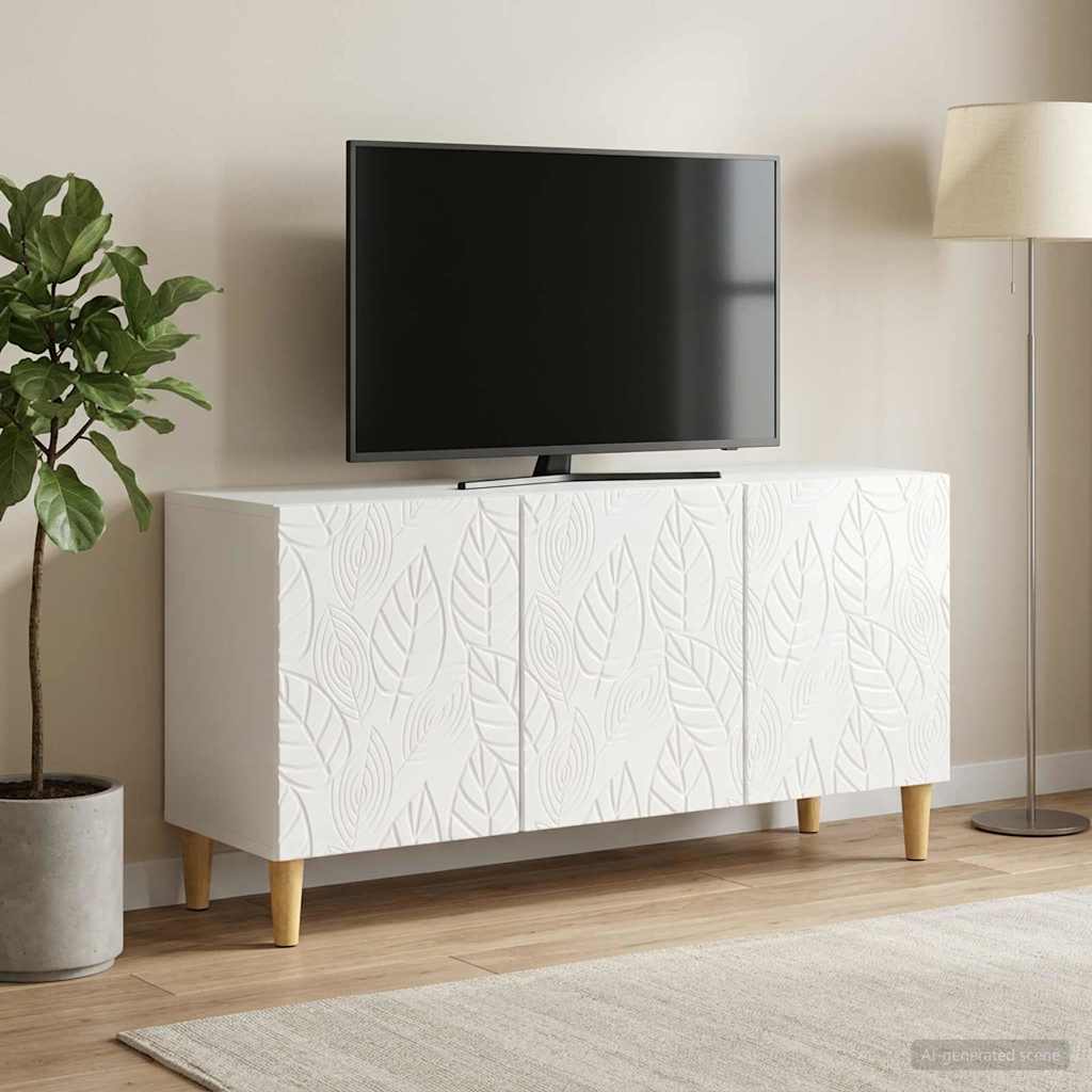 vidaXL TV-kast 99 x 34,5 x 50 cm Wit Bewerkt hout