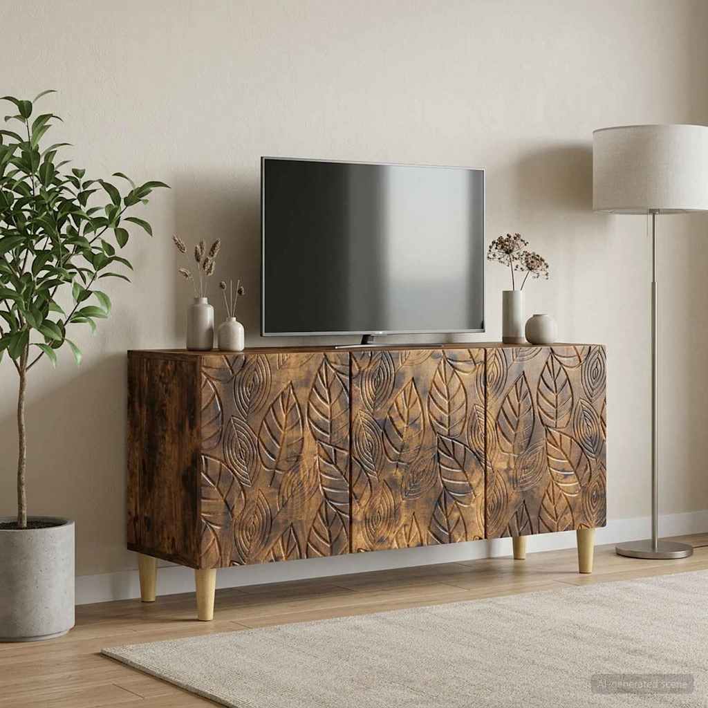 vidaXL TV-kast 99 x 34,5 x 50 cm Wit Bewerkt hout