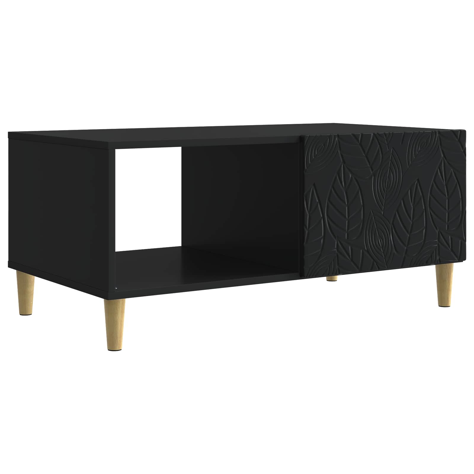vidaXL Salontafel Wit 90 x 50 x 40 cm Bewerkt hout