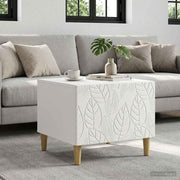 vidaXL Salontafel Wit 50 x 49 x 40 cm Bewerkt hout