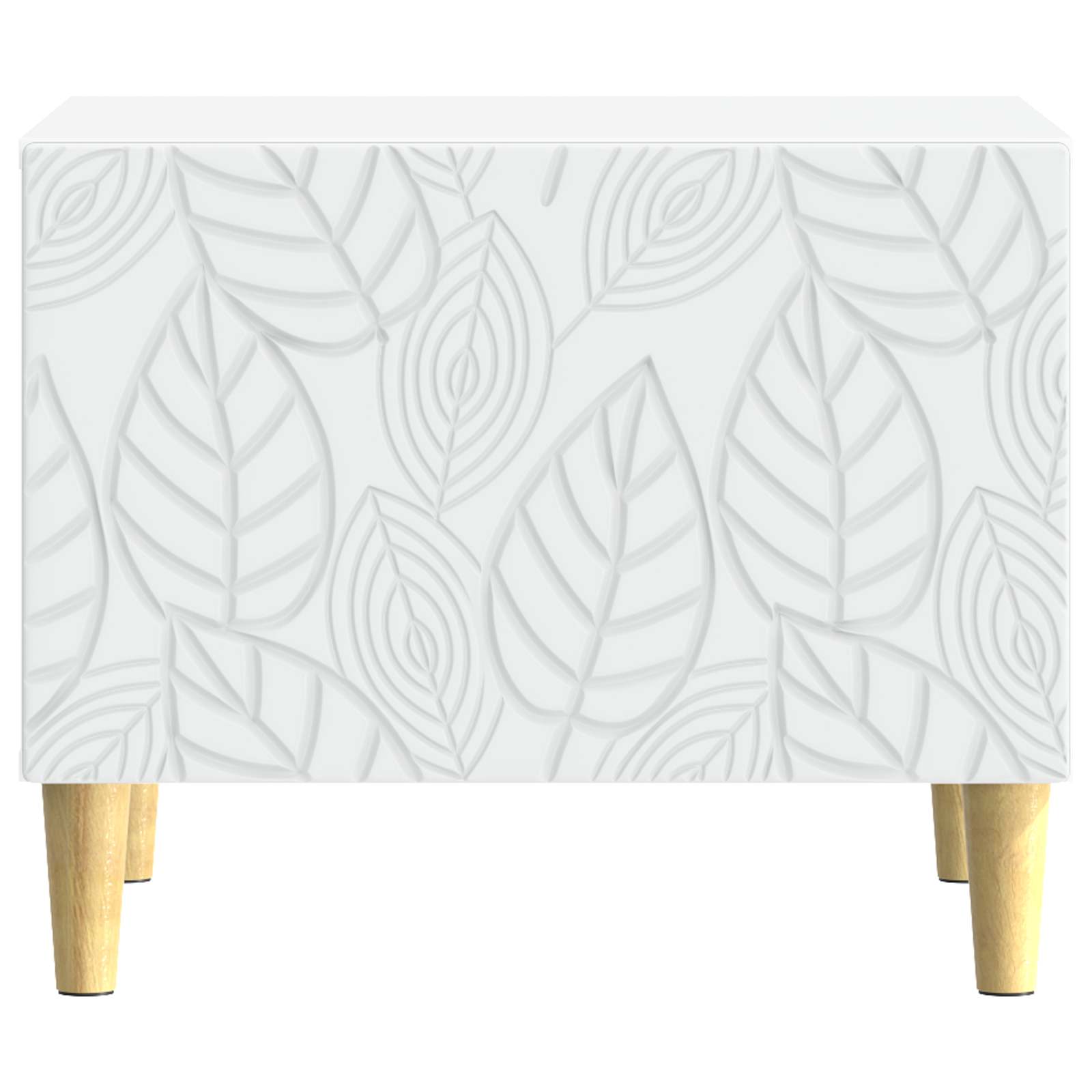 vidaXL Salontafel Wit 50 x 49 x 40 cm Bewerkt hout