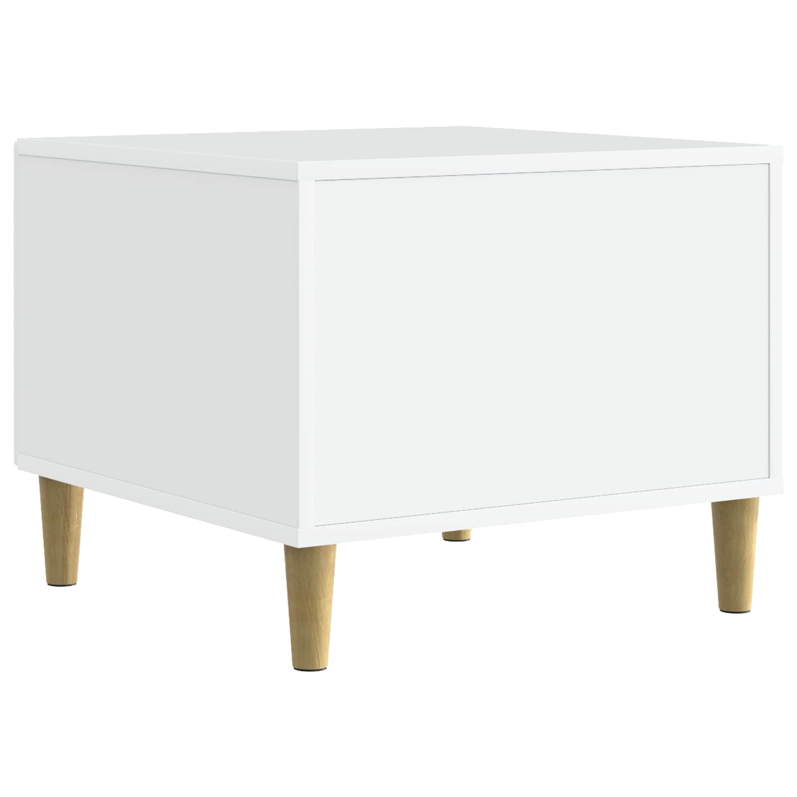 vidaXL Salontafel Wit 50 x 49 x 40 cm Bewerkt hout