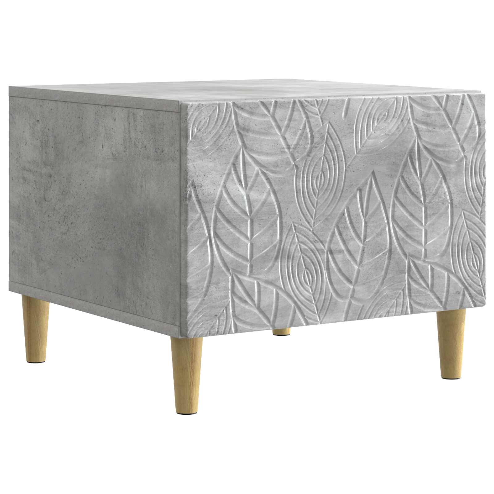 vidaXL Salontafel Wit 50 x 49 x 40 cm Bewerkt hout