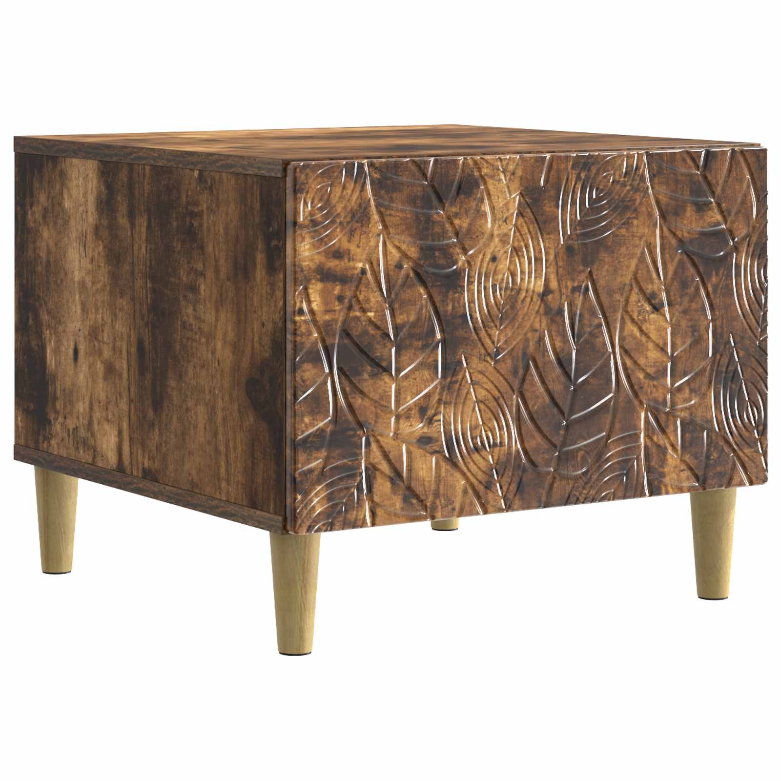 vidaXL Salontafel Wit 50 x 49 x 40 cm Bewerkt hout